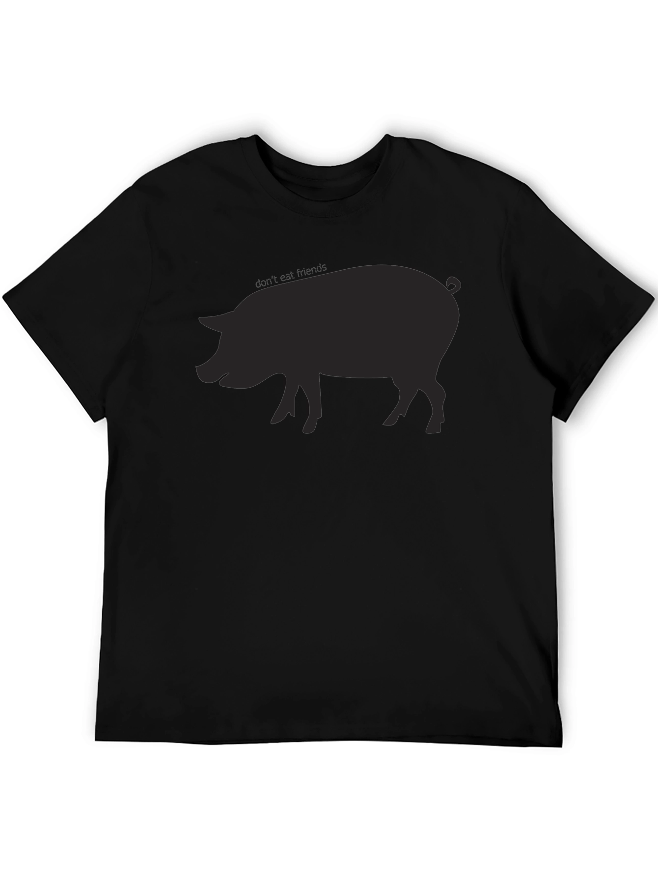 Pig Silhouette T-Shirt - Casual Style
