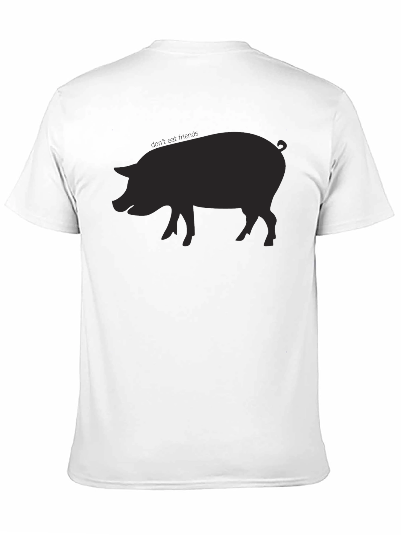 Pig Silhouette T-Shirt - Casual Style