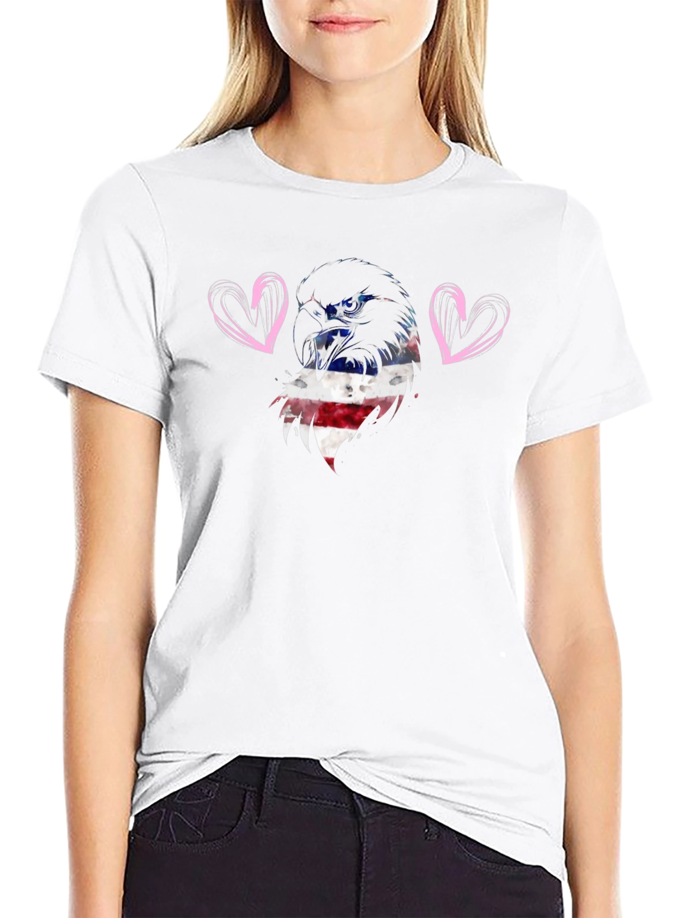 American Eagle Heart Graphic T-Shirt