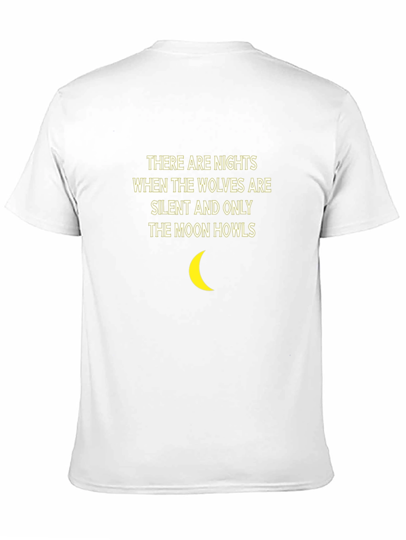 Moon Howls Wolves T-Shirt - Unisex Crew Neck