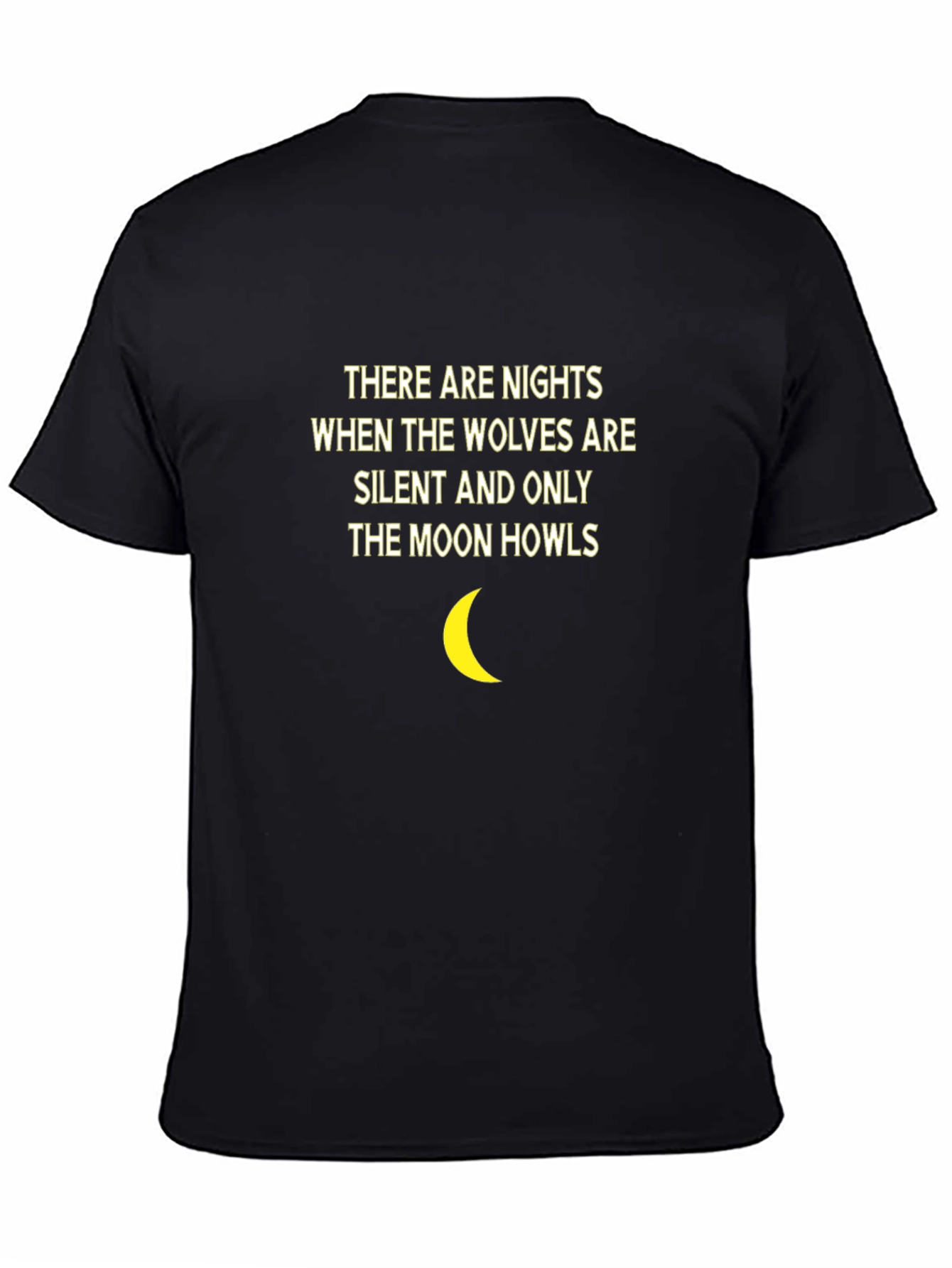 Moon Howls Wolves T-Shirt - Unisex Crew Neck