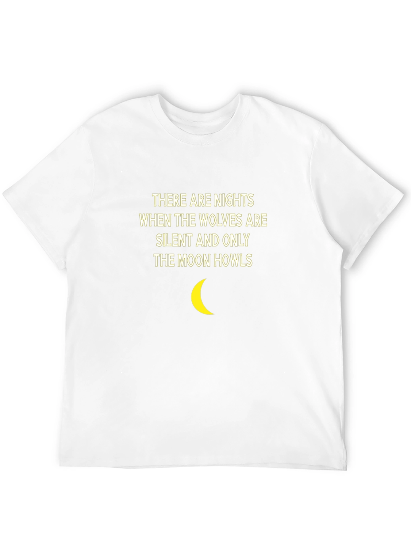 Moon Howls Wolves T-Shirt - Unisex Crew Neck