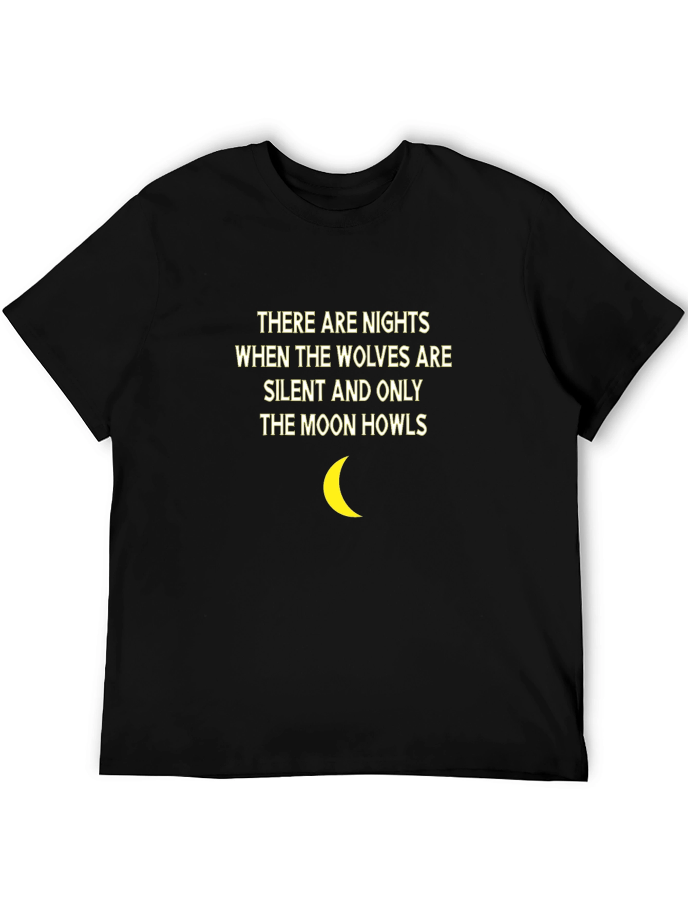 Moon Howls Wolves T-Shirt - Unisex Crew Neck