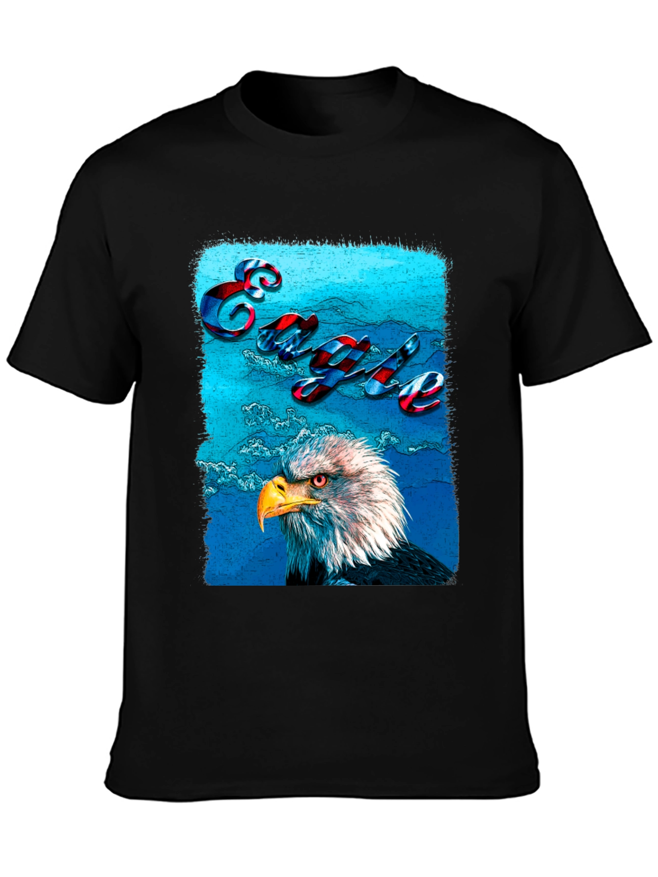 Eagle Graphic T-Shirt - Patriotic USA Style