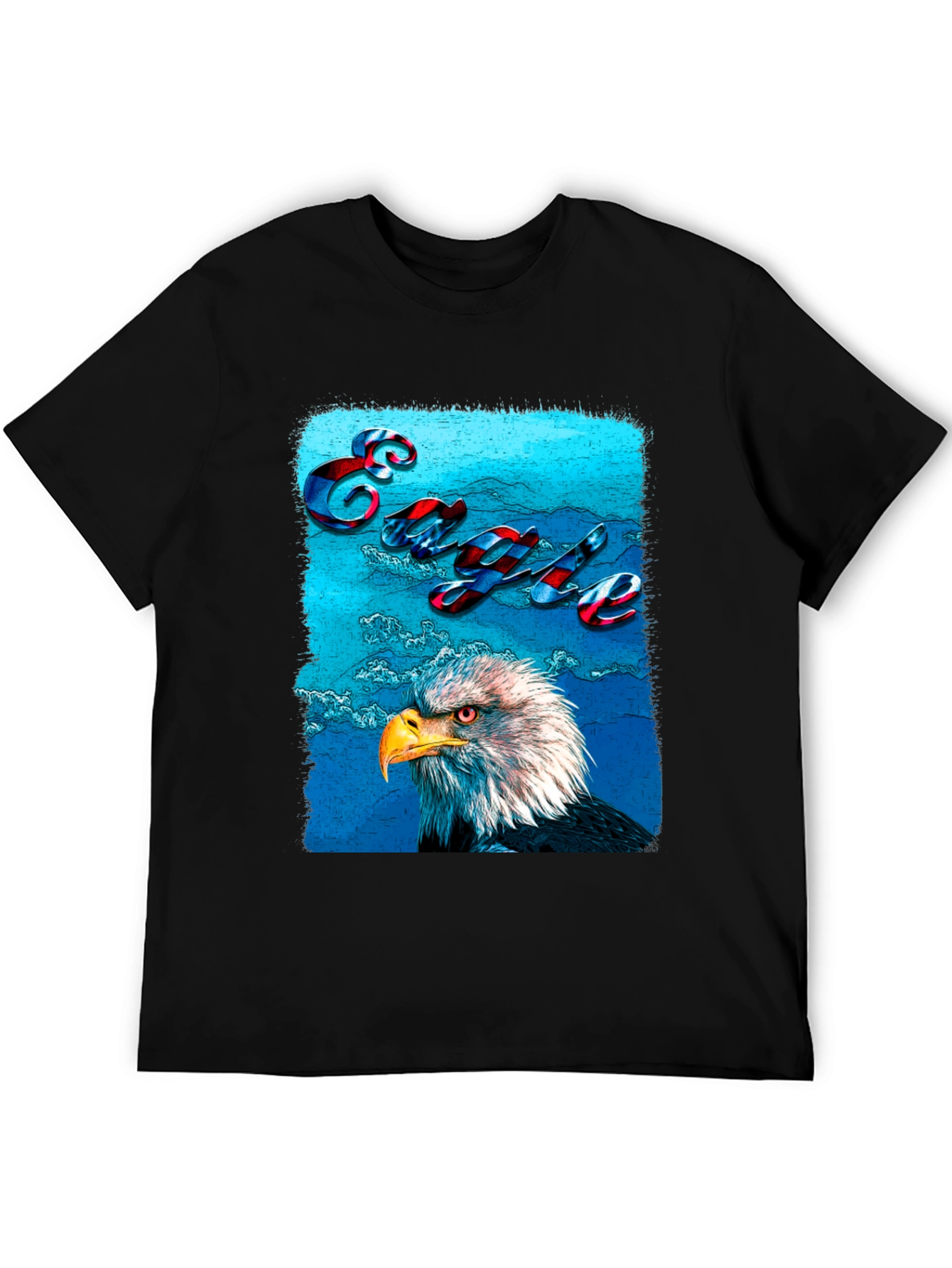 Eagle Graphic T-Shirt - Patriotic USA Style