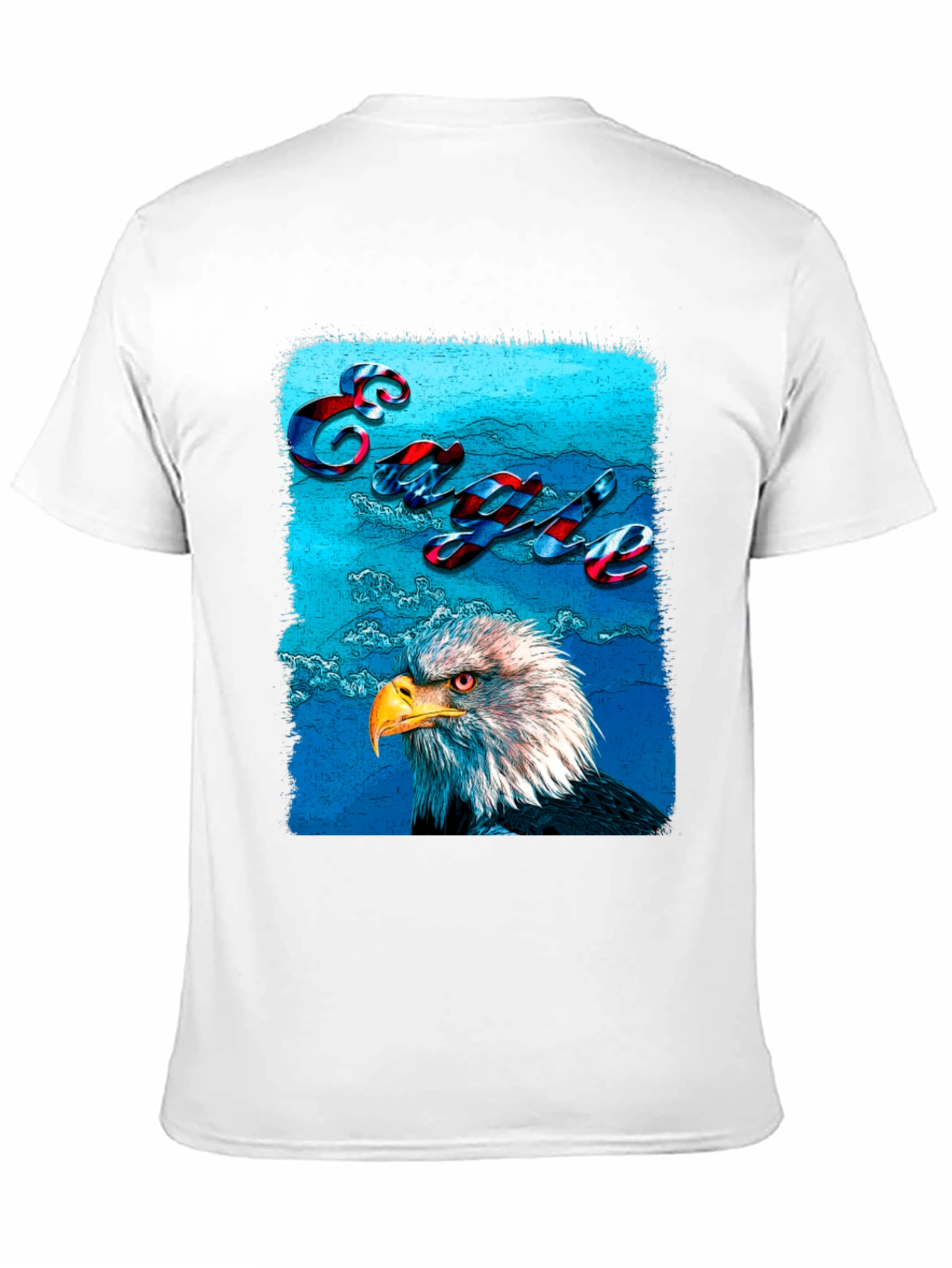 Eagle Graphic T-Shirt - Patriotic USA Style