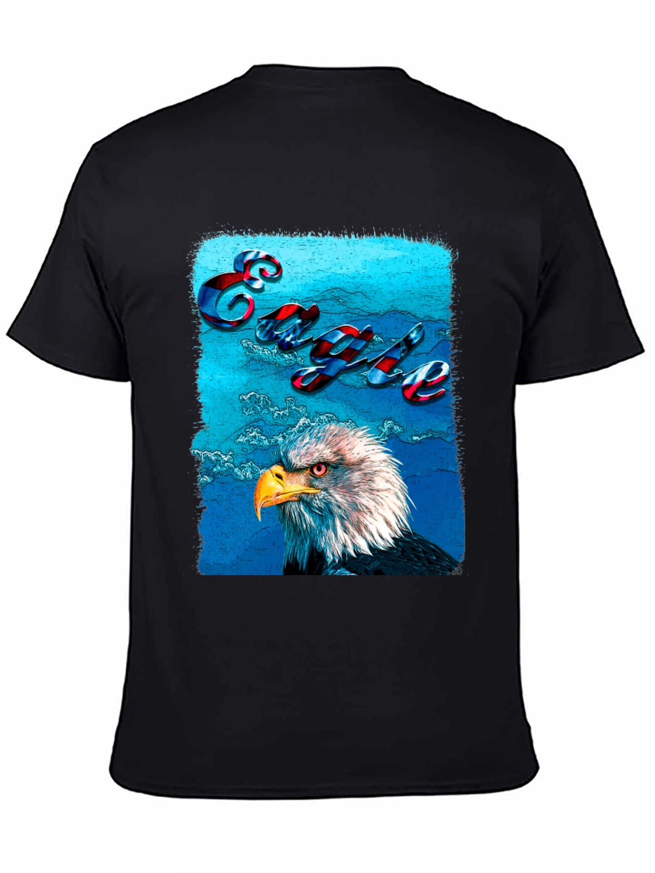 Eagle Graphic T-Shirt - Patriotic USA Style