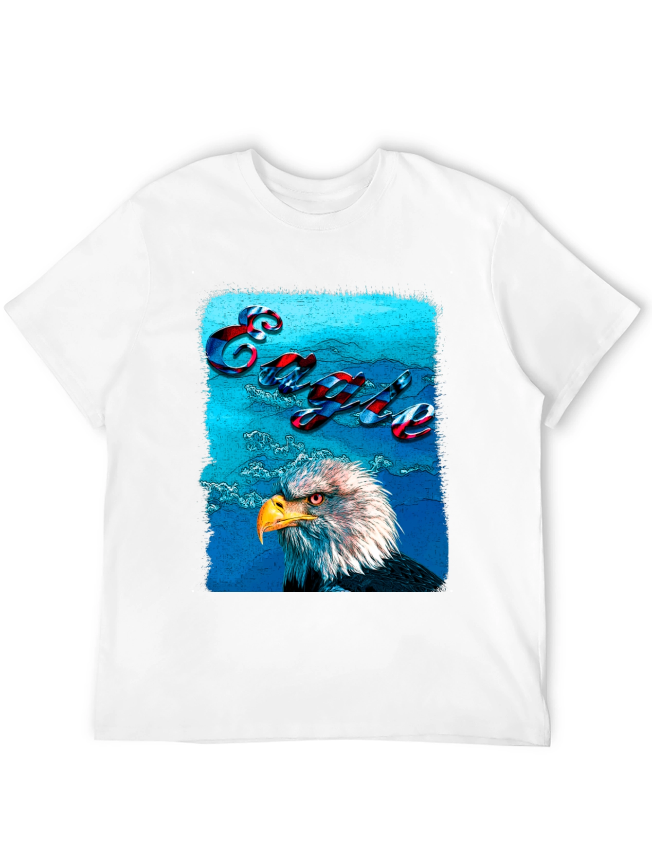 Eagle Graphic T-Shirt - Patriotic USA Style