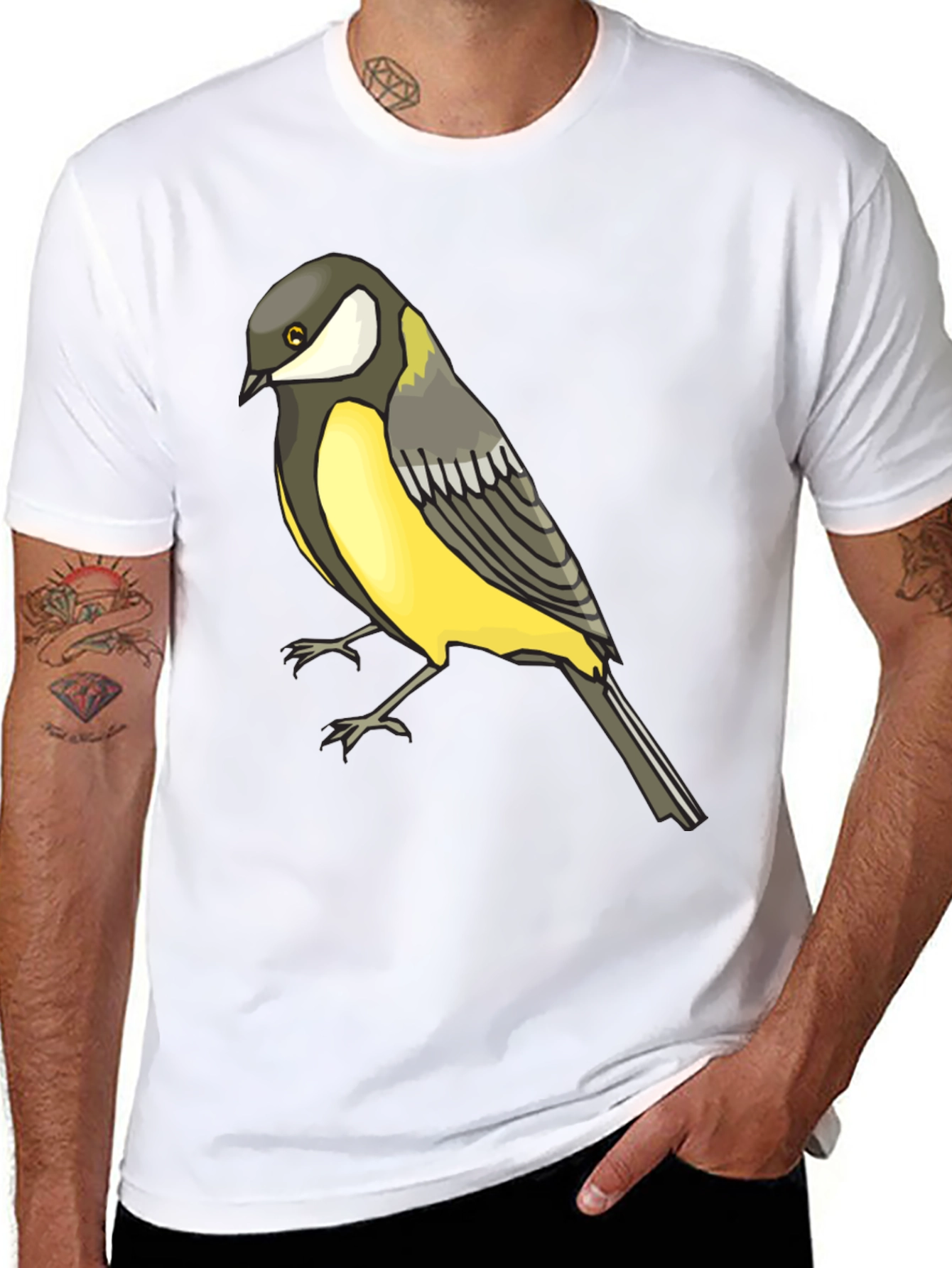 Bird Graphic T-Shirt - Nature Lover Tee