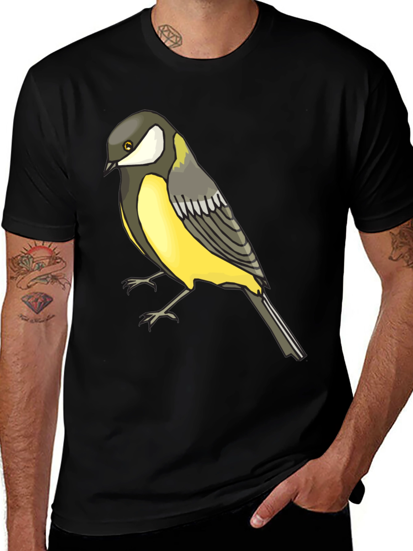 Bird Graphic T-Shirt - Nature Lover Tee