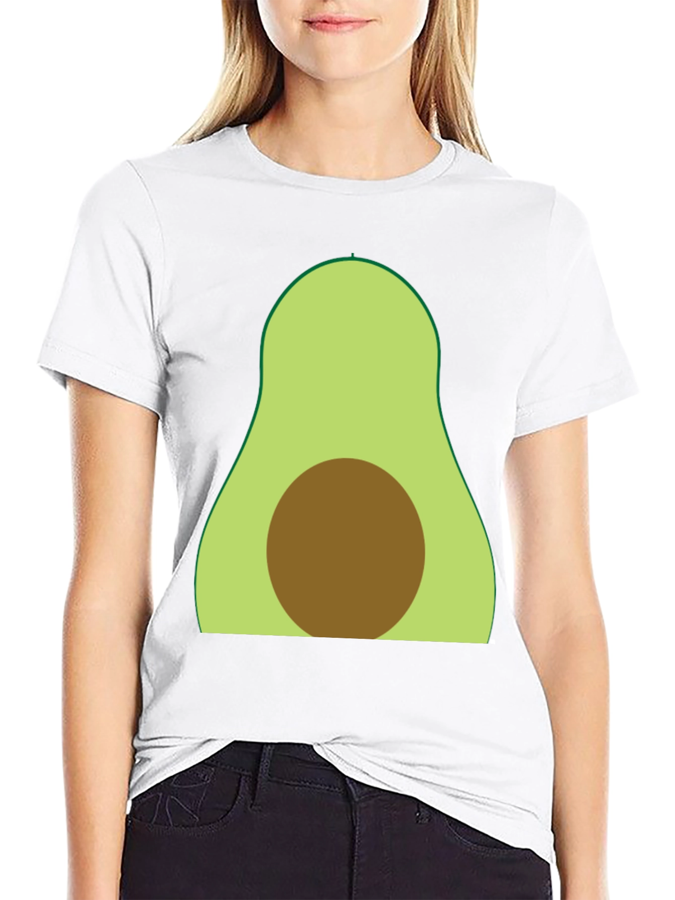 Avocado Graphic Tee - Soft Cotton Blend