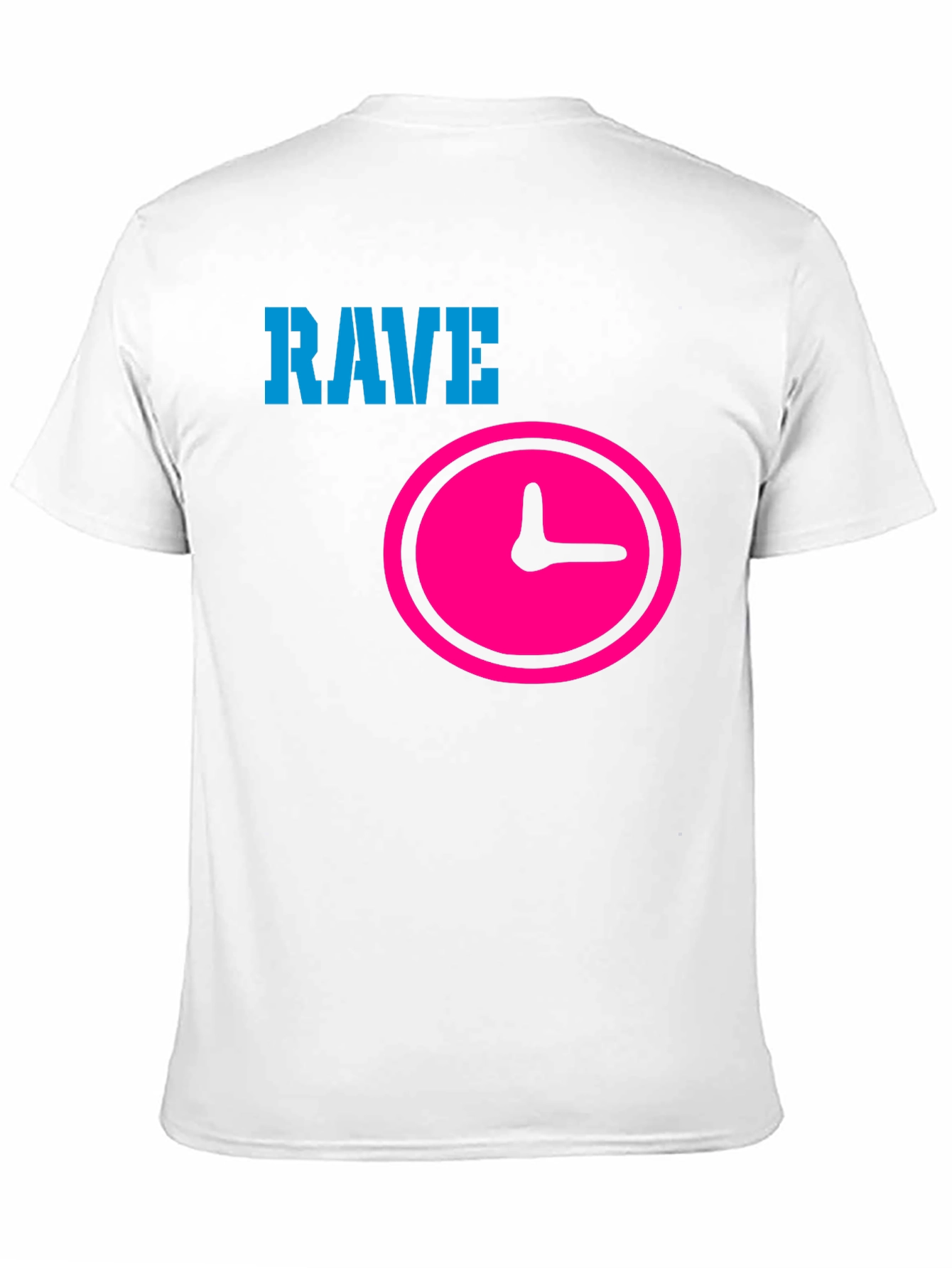 Rave Time Black Graphic T-Shirt