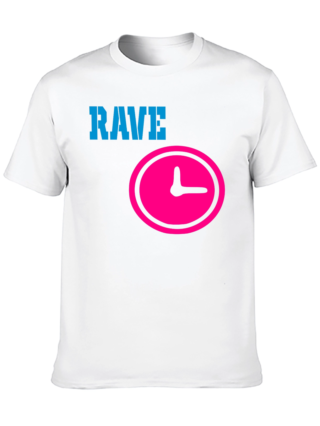 Rave Time Black Graphic T-Shirt
