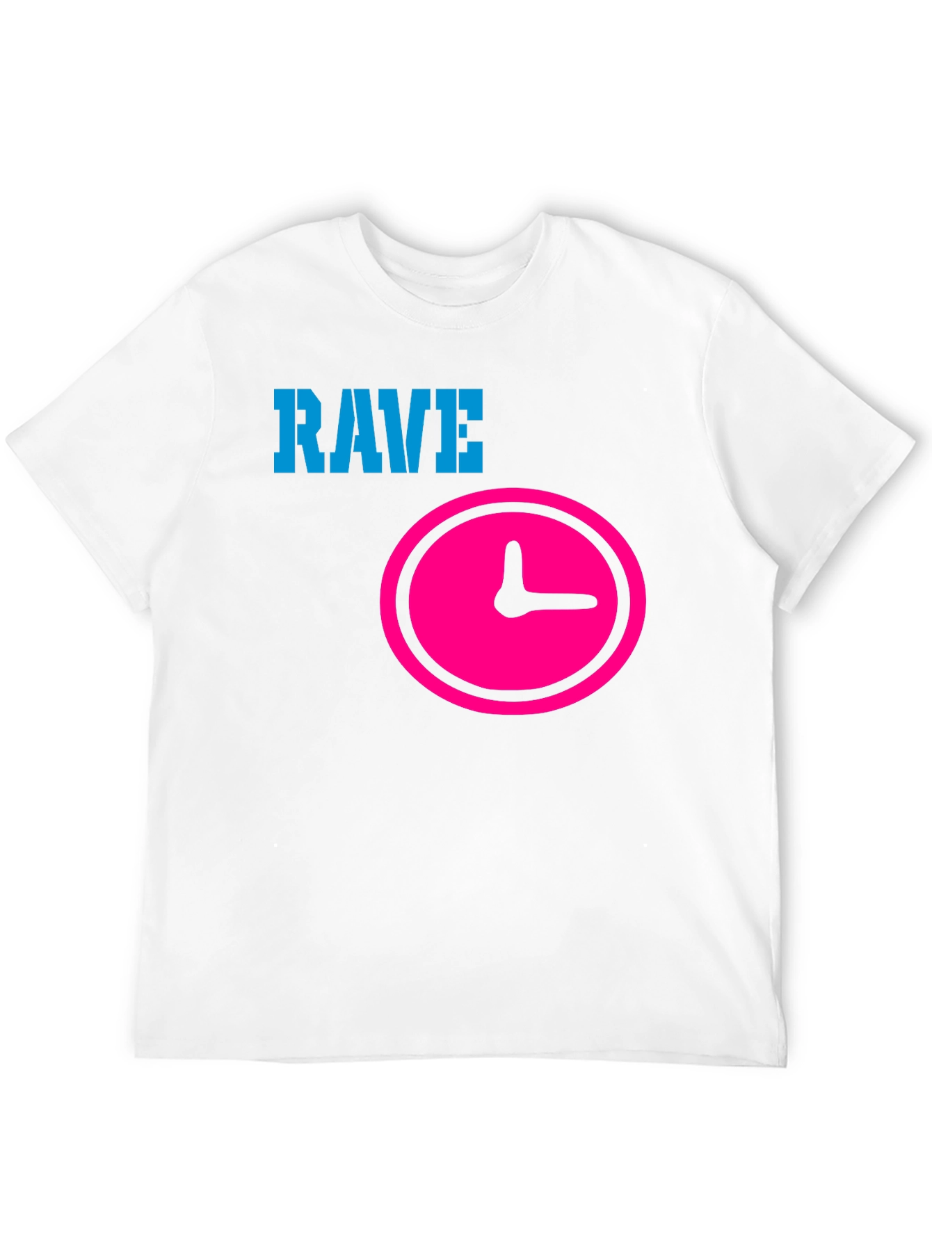 Rave Time Black Graphic T-Shirt