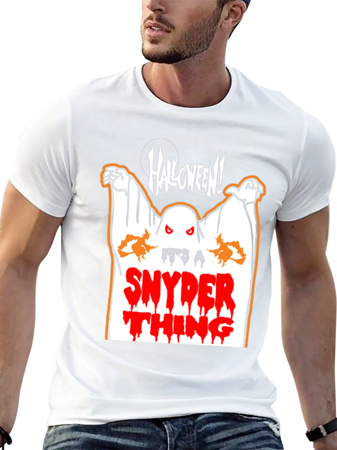 Halloween Snyder Thing Graphic T-Shirt