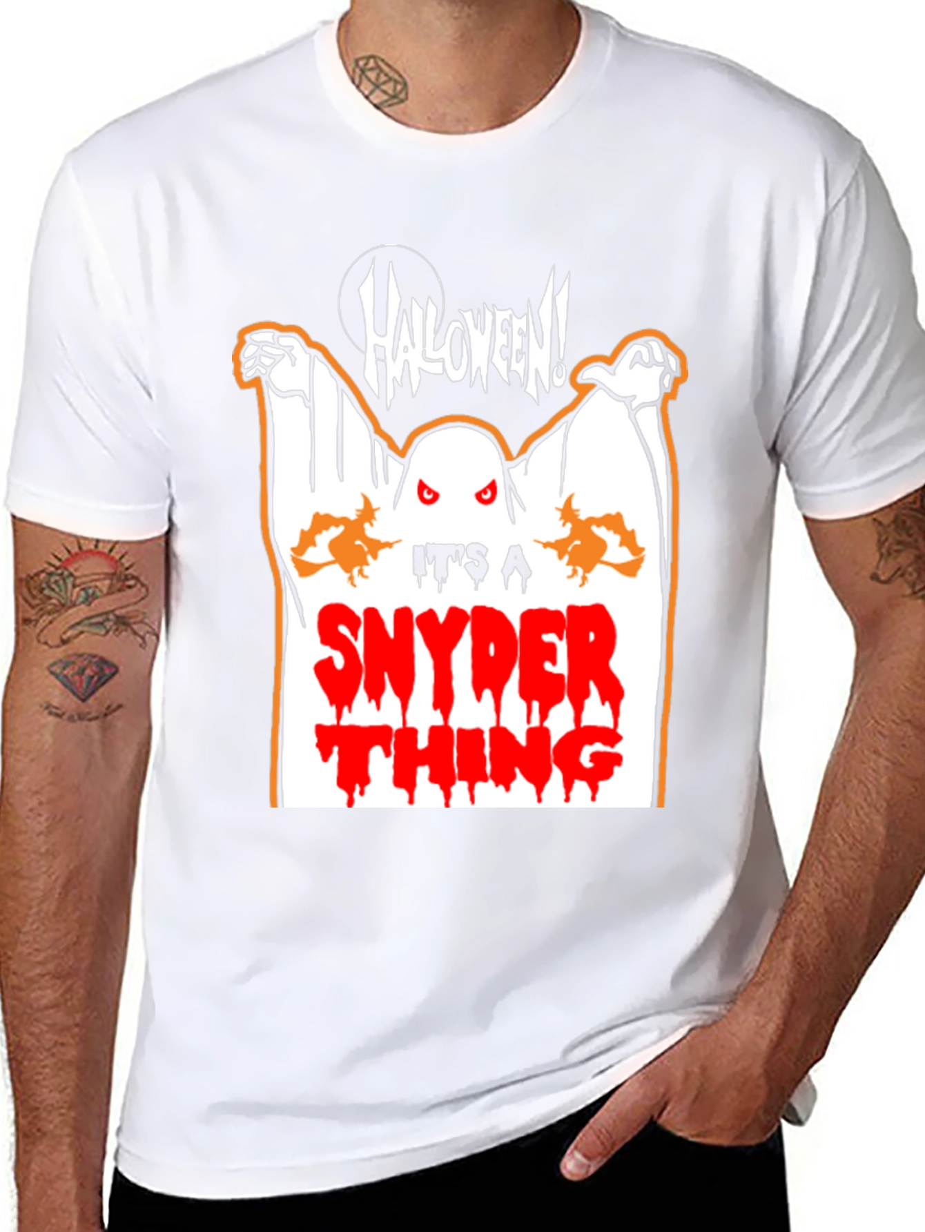 Halloween Snyder Thing Graphic T-Shirt