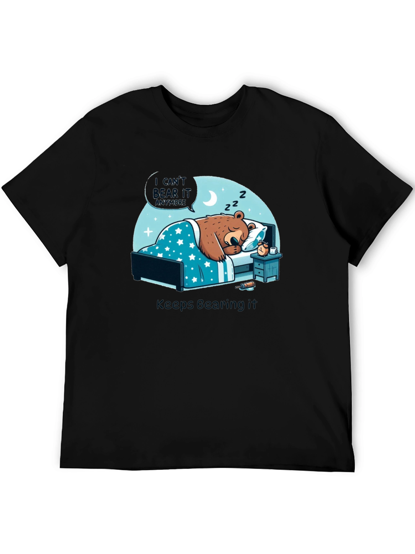 Funny Bear T-Shirt - Keeps Bearing It