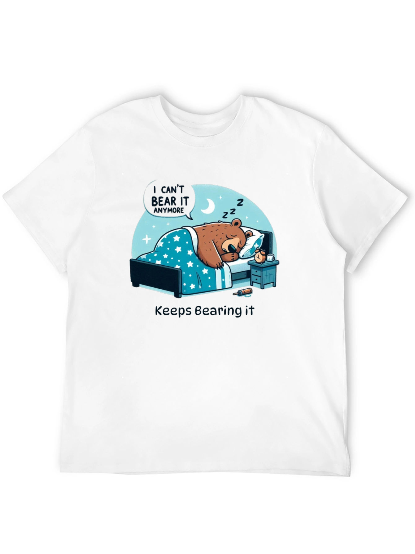 Funny Bear T-Shirt - Keeps Bearing It