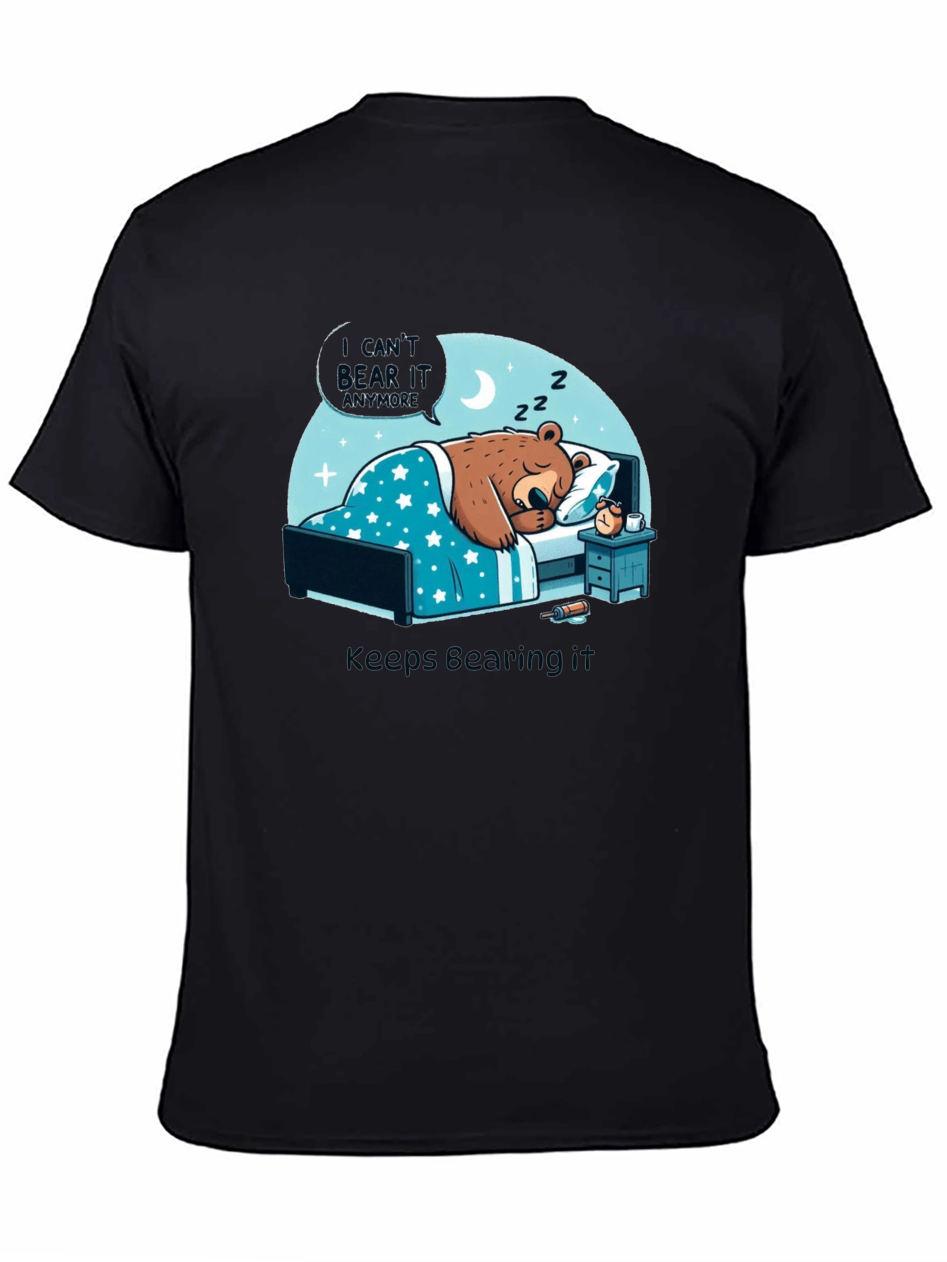 Funny Bear T-Shirt - Keeps Bearing It