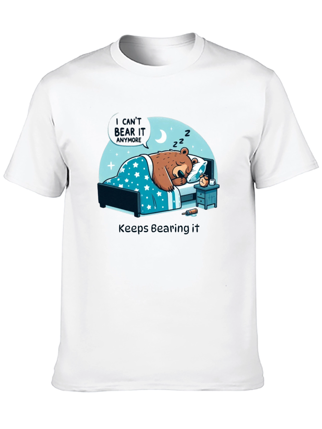 Funny Bear T-Shirt - Keeps Bearing It