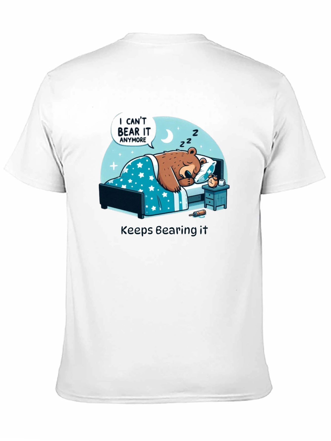Funny Bear T-Shirt - Keeps Bearing It