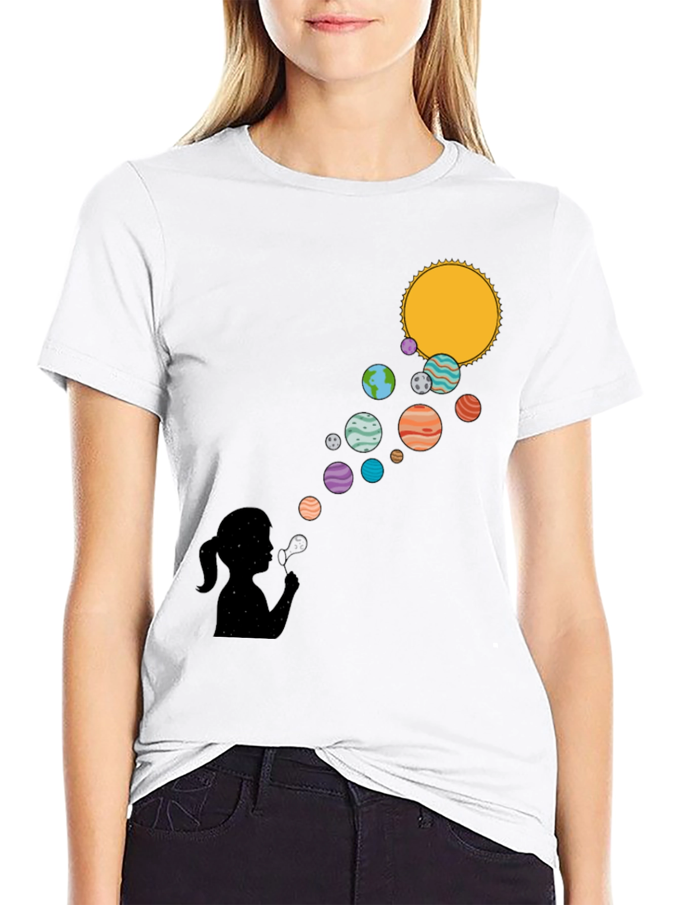 Solar System Bubble T-Shirt