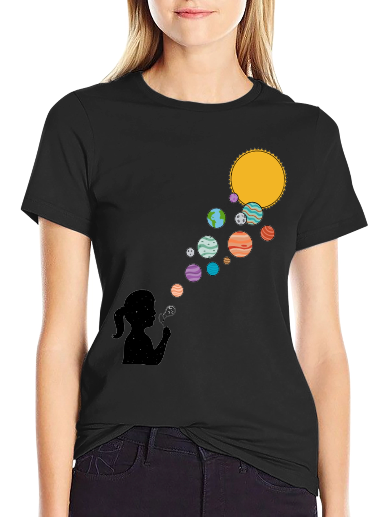 Solar System Bubble T-Shirt