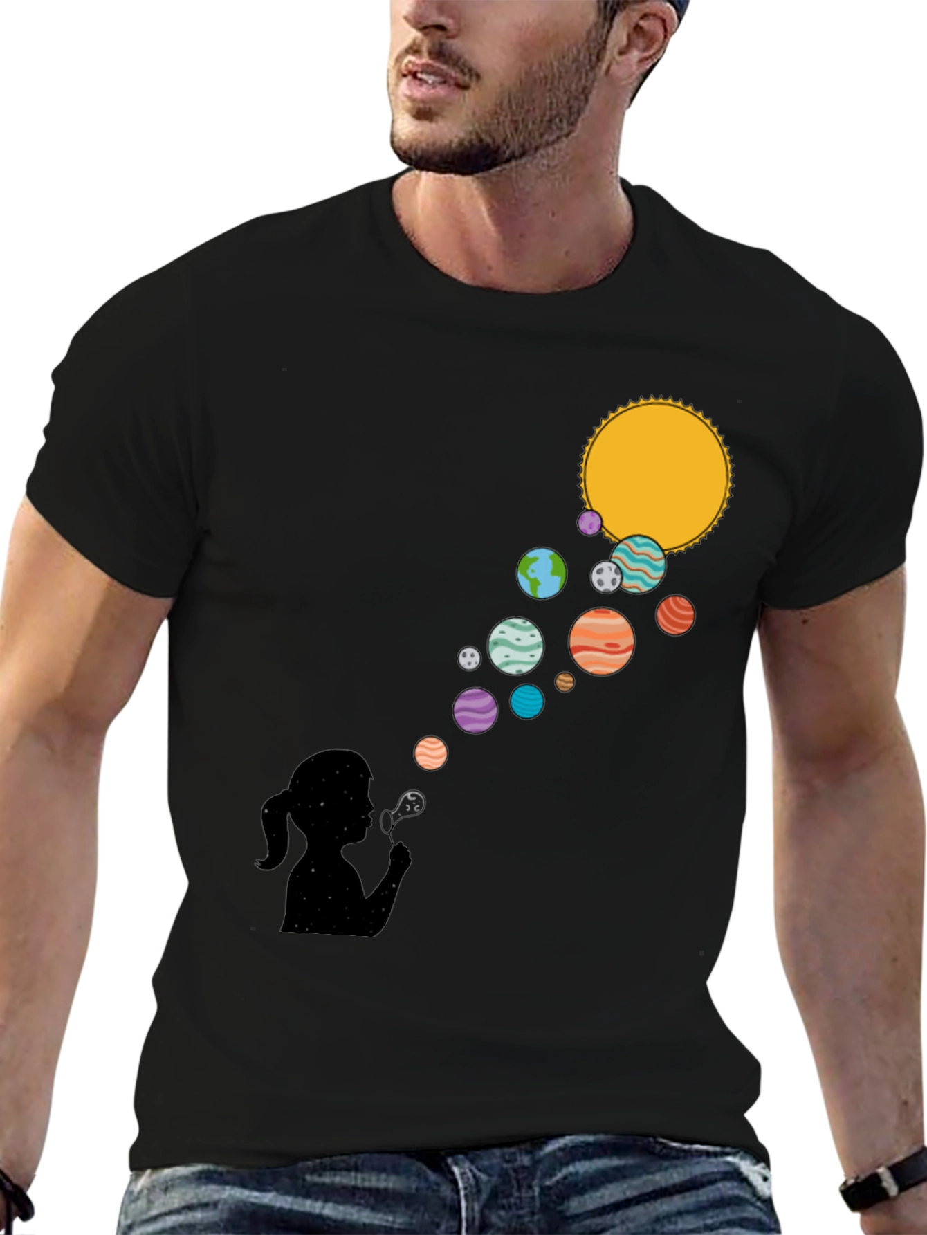 Solar System Bubble T-Shirt