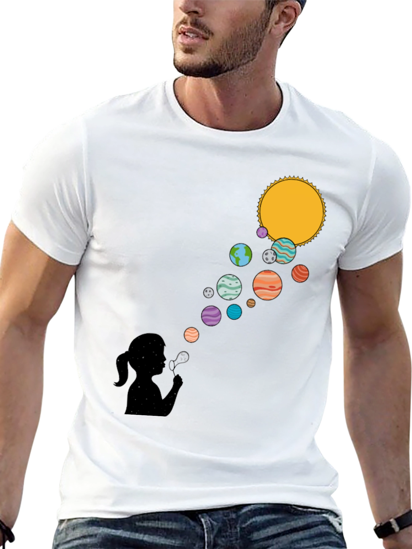 Solar System Bubble T-Shirt