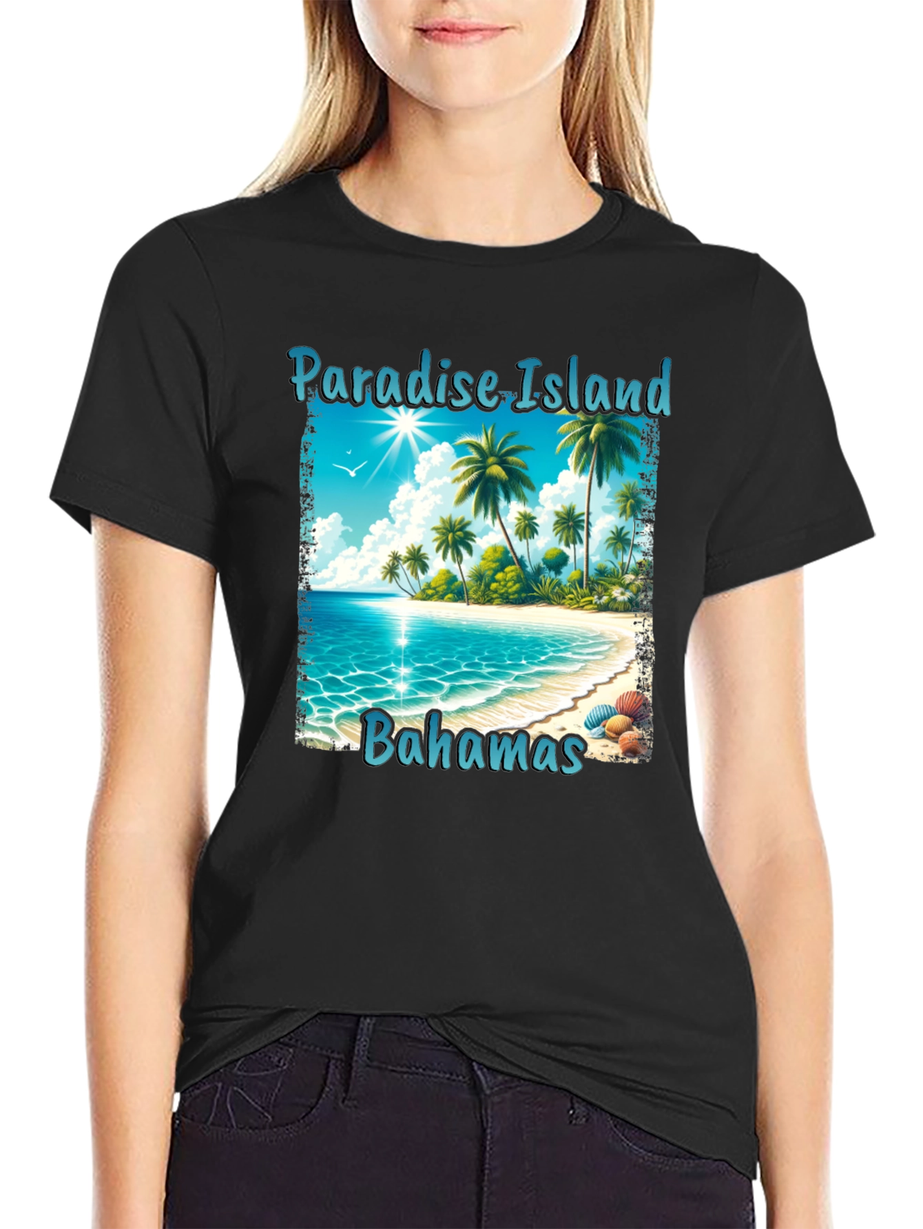 Paradise Island Bahamas Graphic T-Shirt