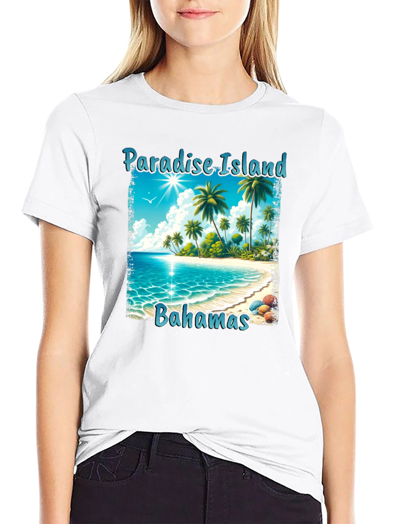 Paradise Island Bahamas Graphic T-Shirt