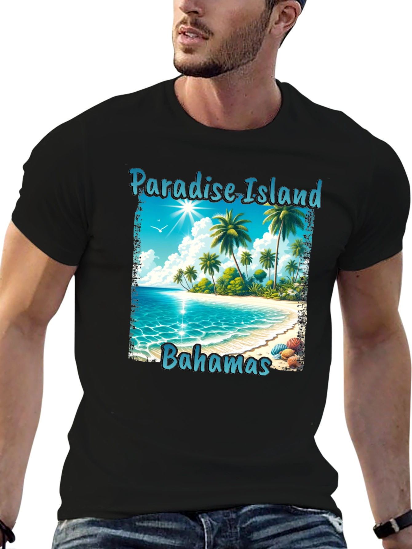 Paradise Island Bahamas Graphic T-Shirt