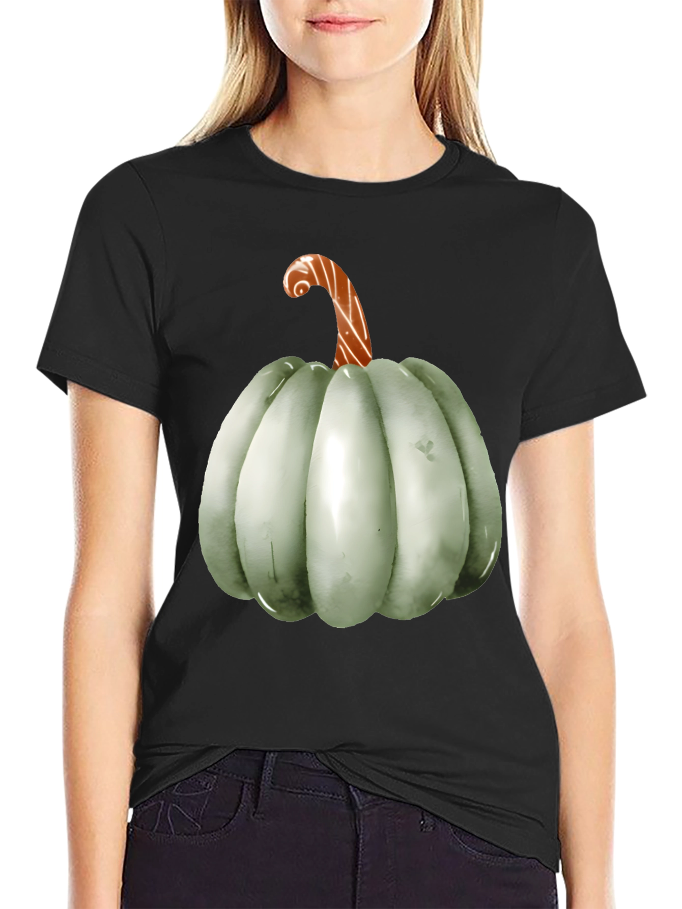 Pumpkin Graphic Tee - Stylish Halloween Fashion