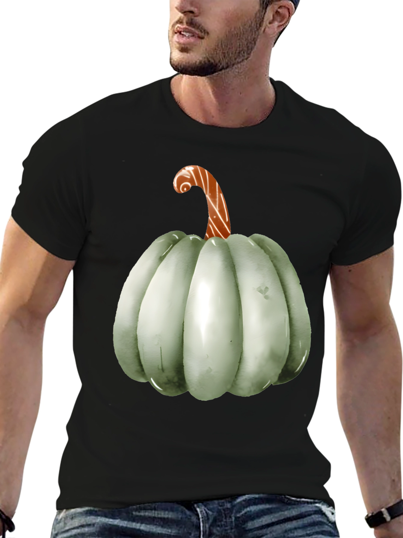 Pumpkin Graphic Tee - Stylish Halloween Fashion
