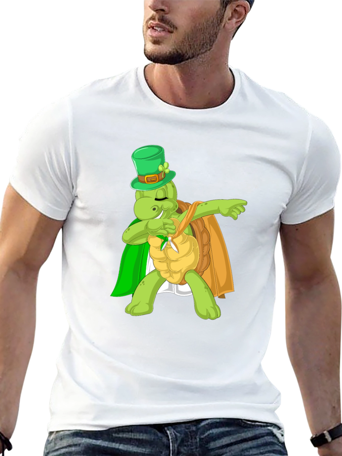 St Patricks Day Turtle Dab T-Shirt