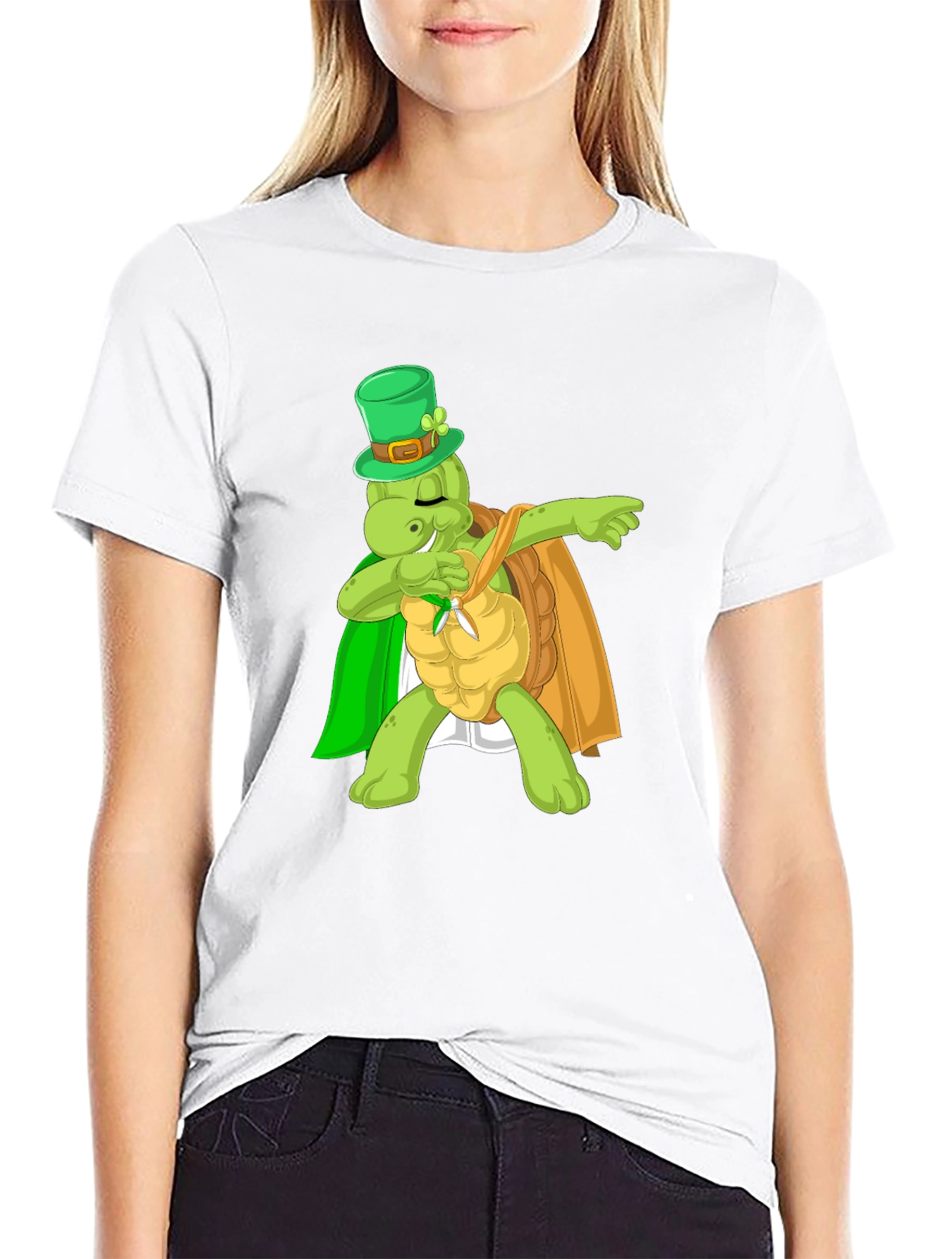 St Patricks Day Turtle Dab T-Shirt