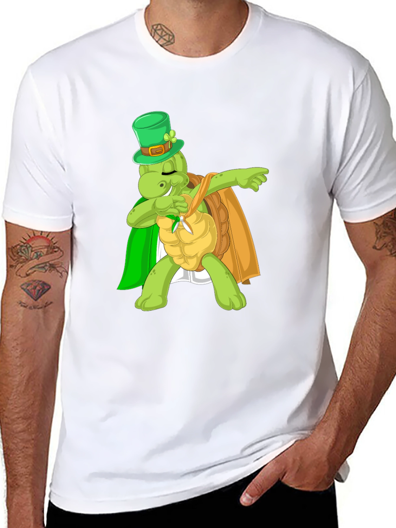St Patricks Day Turtle Dab T-Shirt