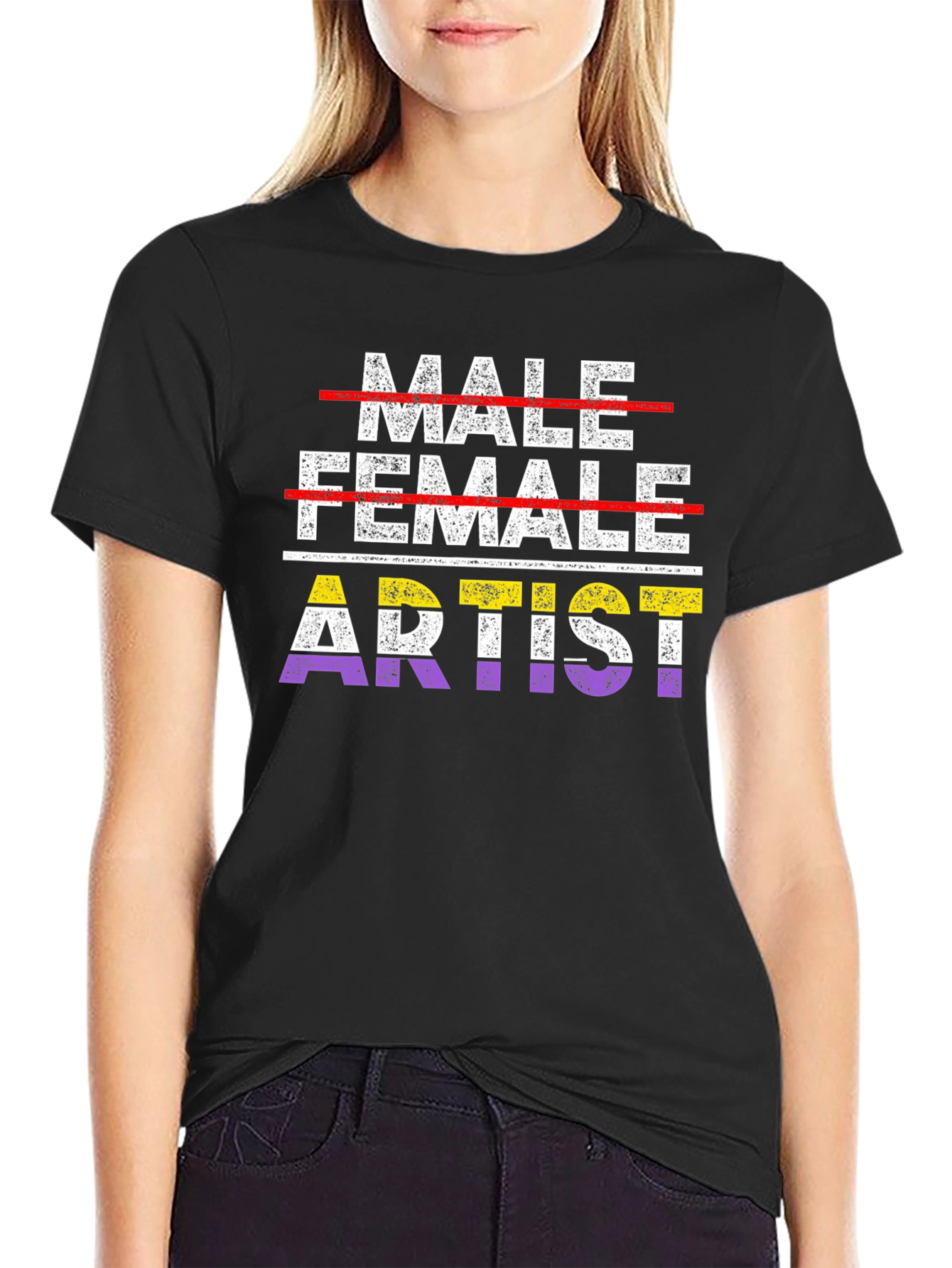 Non-Binary Artist Graphic T-Shirt