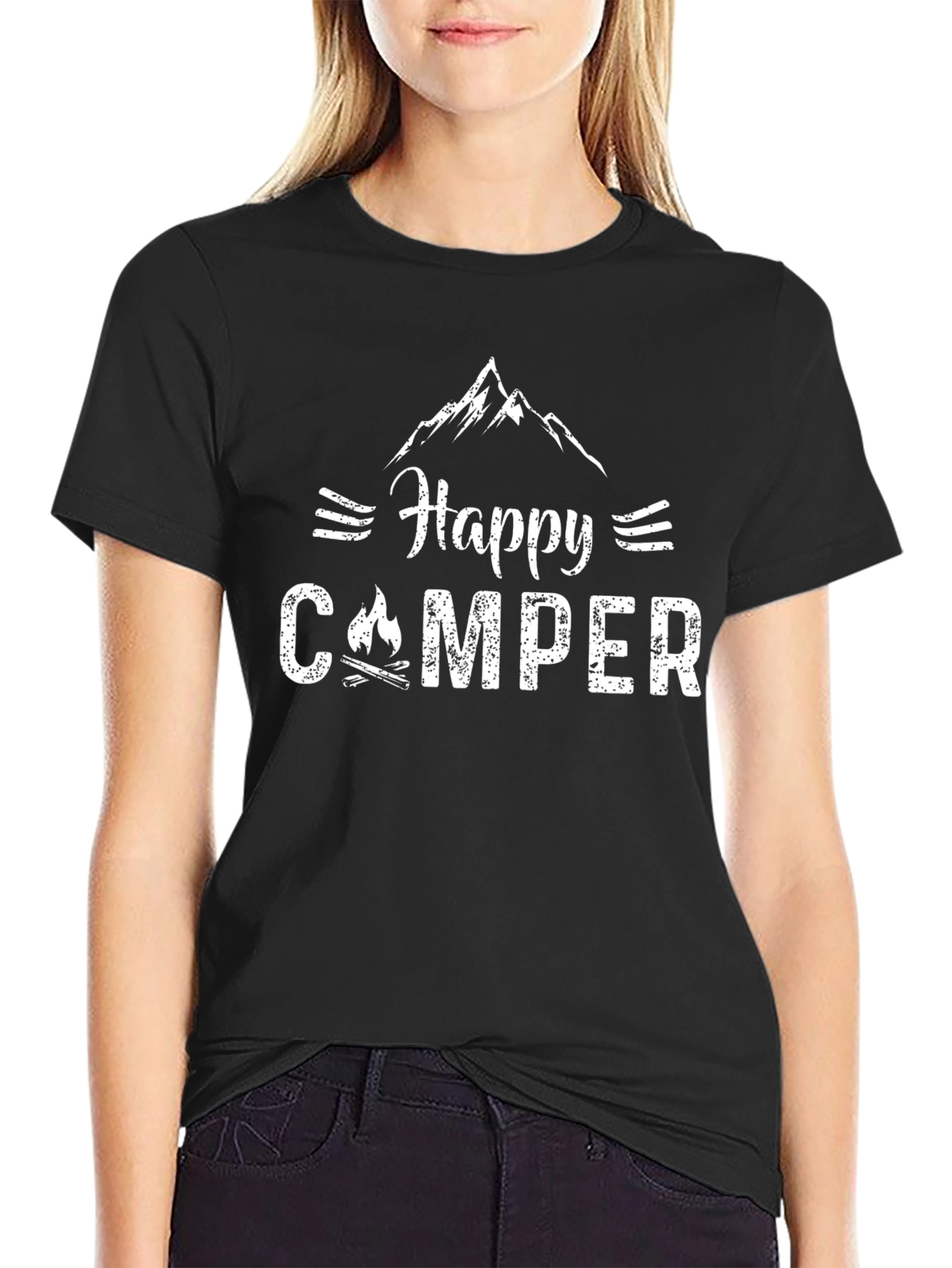 Happy Camper T-Shirt: Camping Adventure Tee
