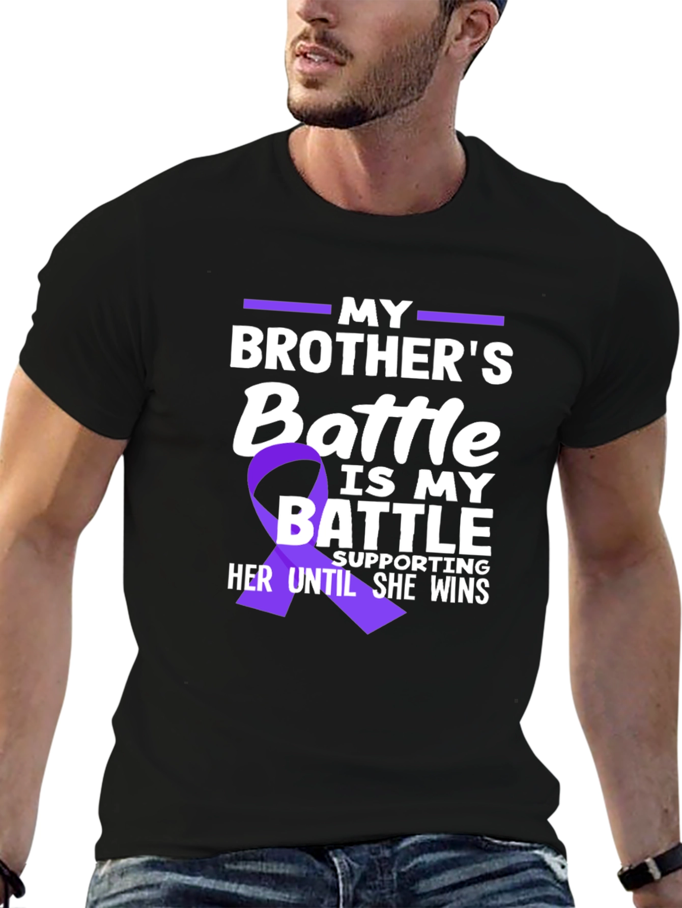 Brothers Battle T-Shirt - Support & Awareness