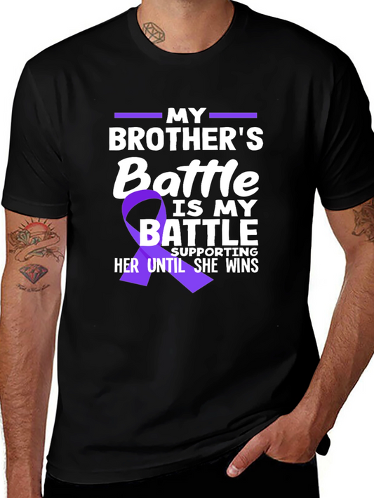 Brothers Battle T-Shirt - Support & Awareness