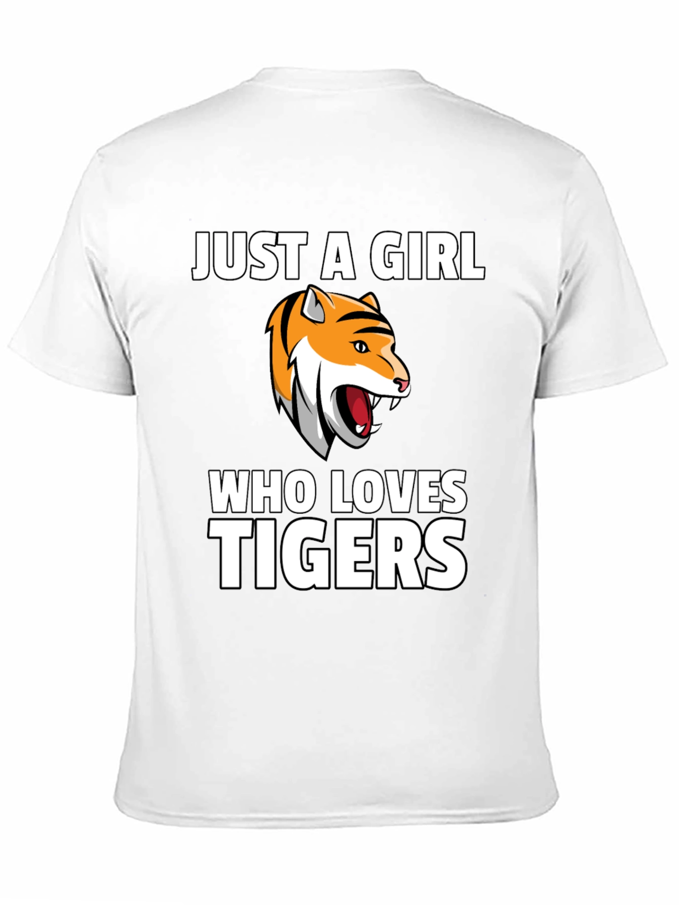 Just a Girl Who Loves Tigers T-Shirt