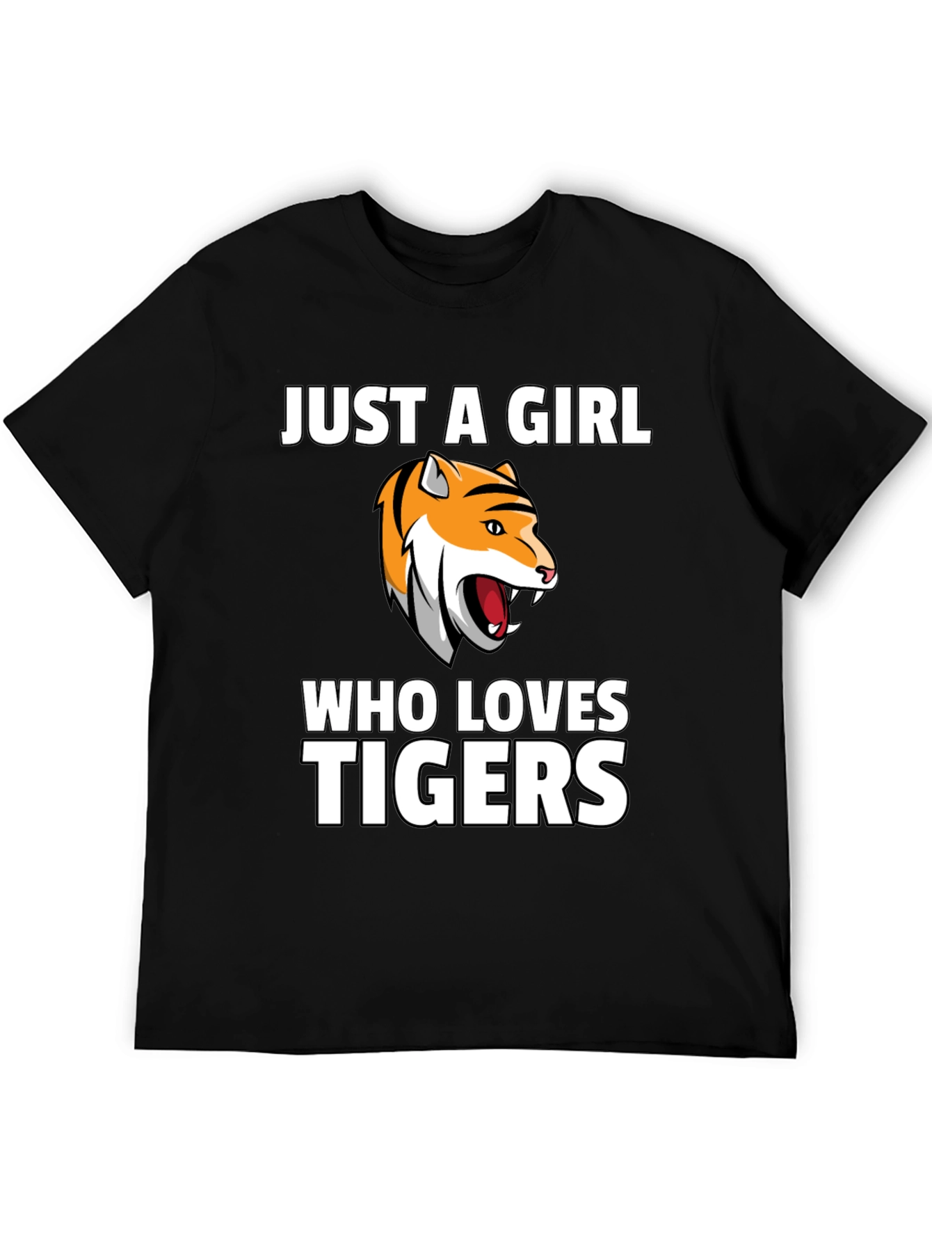 Just a Girl Who Loves Tigers T-Shirt