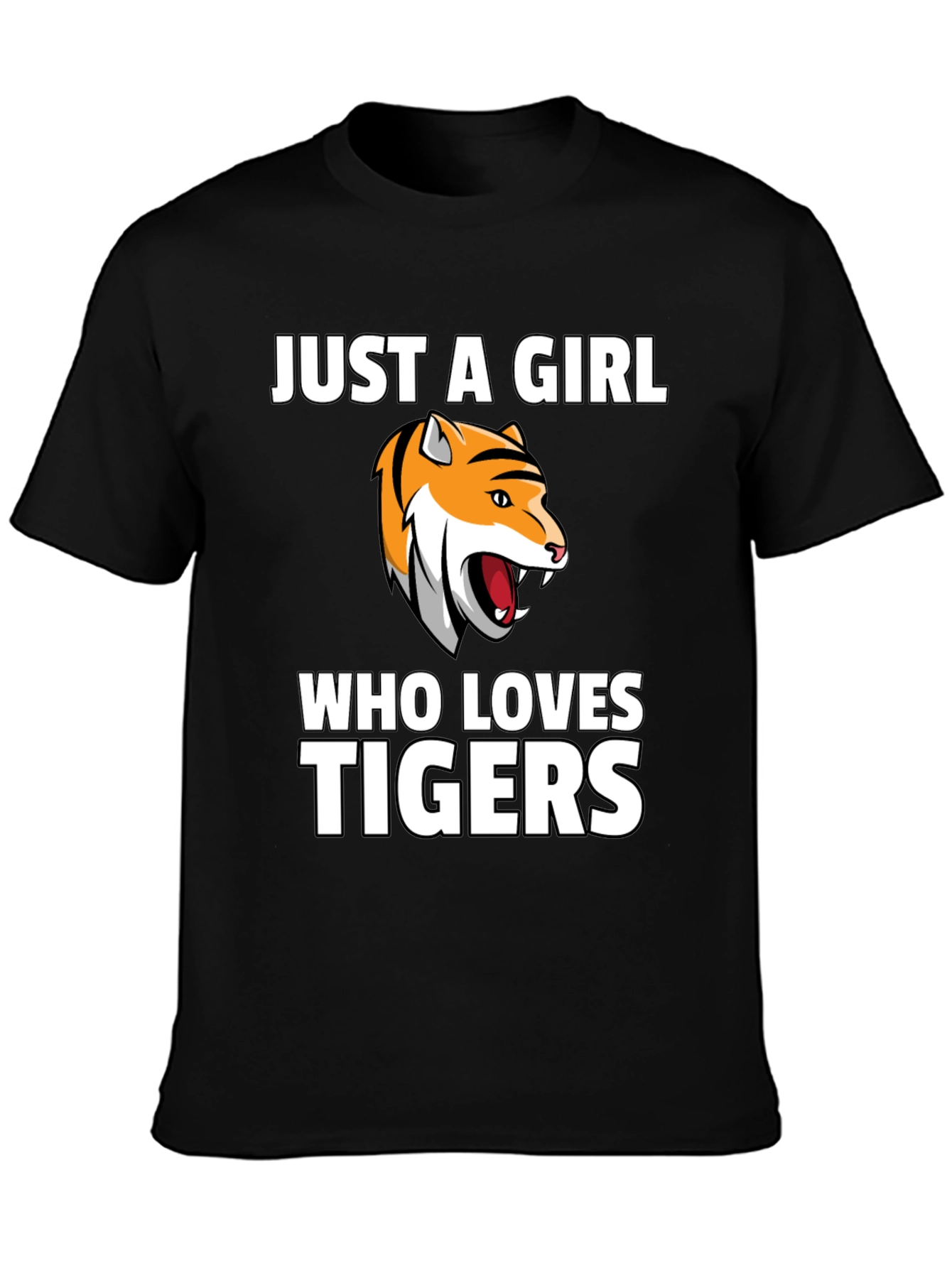 Just a Girl Who Loves Tigers T-Shirt