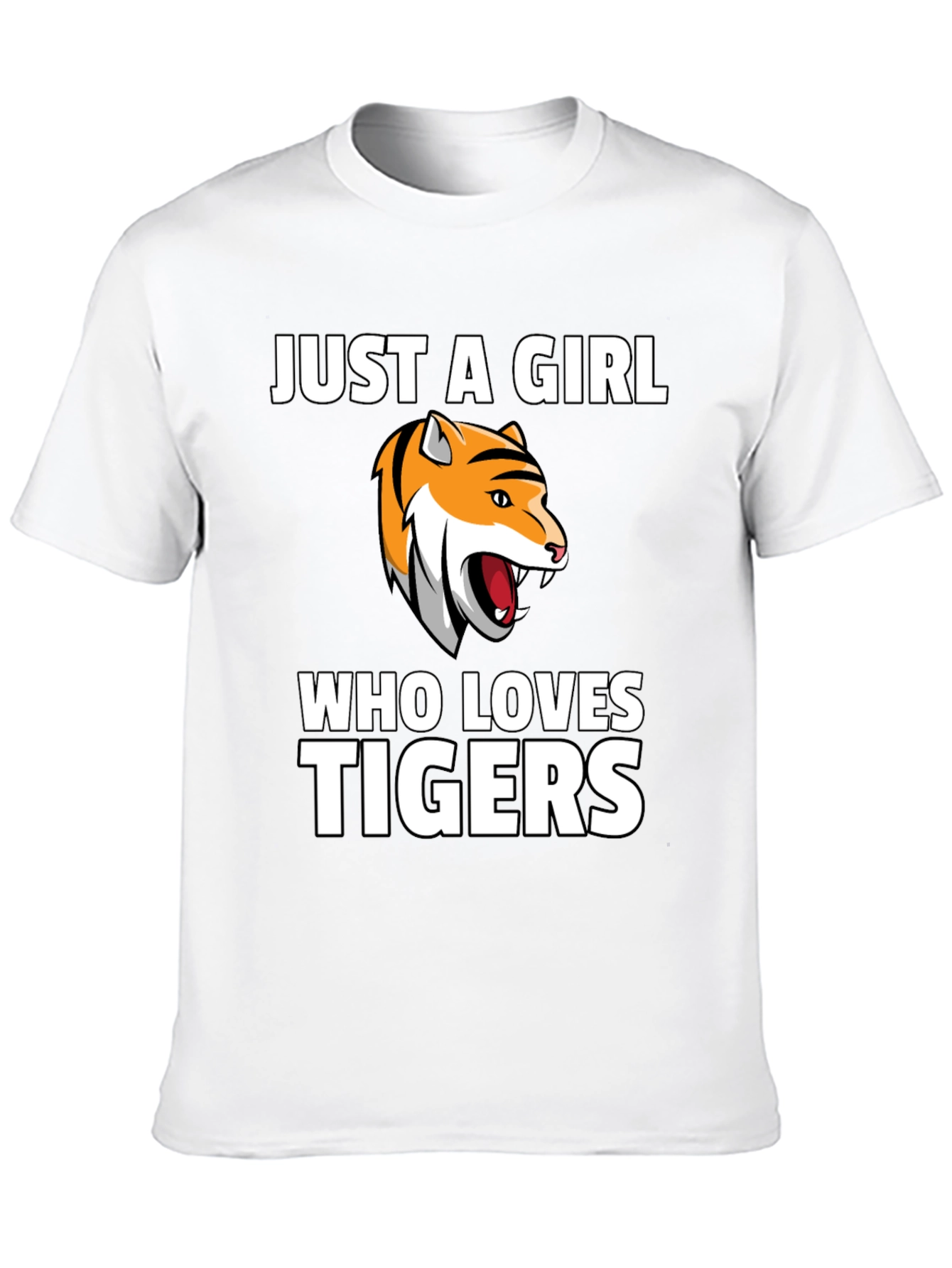 Just a Girl Who Loves Tigers T-Shirt
