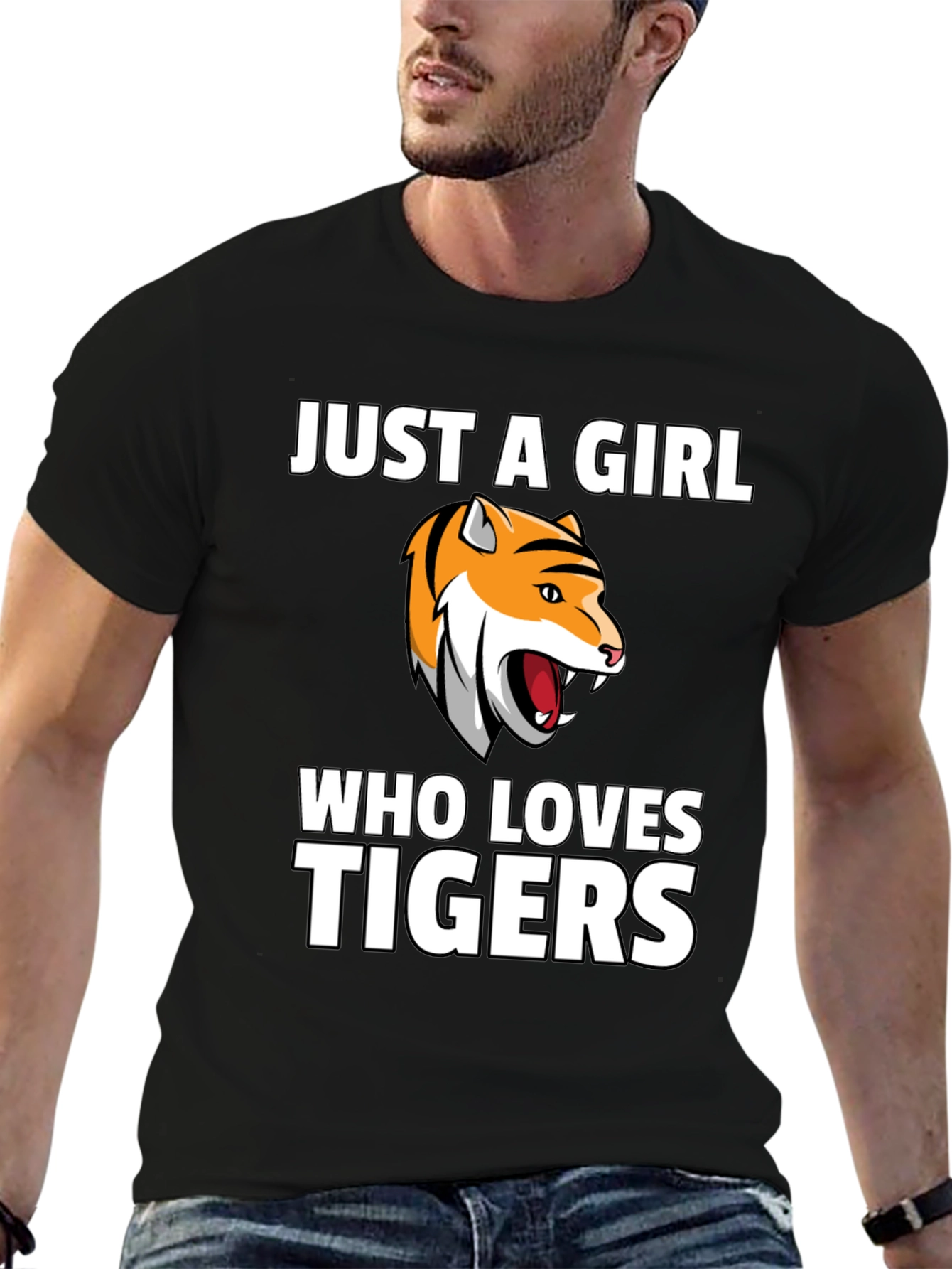 Just a Girl Who Loves Tigers T-Shirt