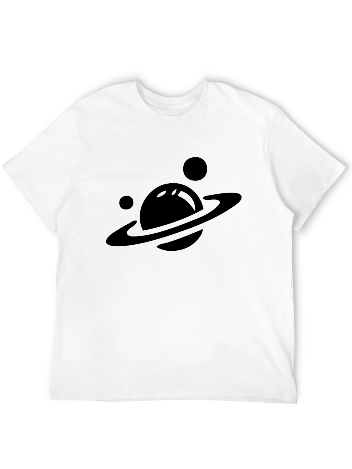 Planet Graphic T-Shirt - Black Cotton Tee