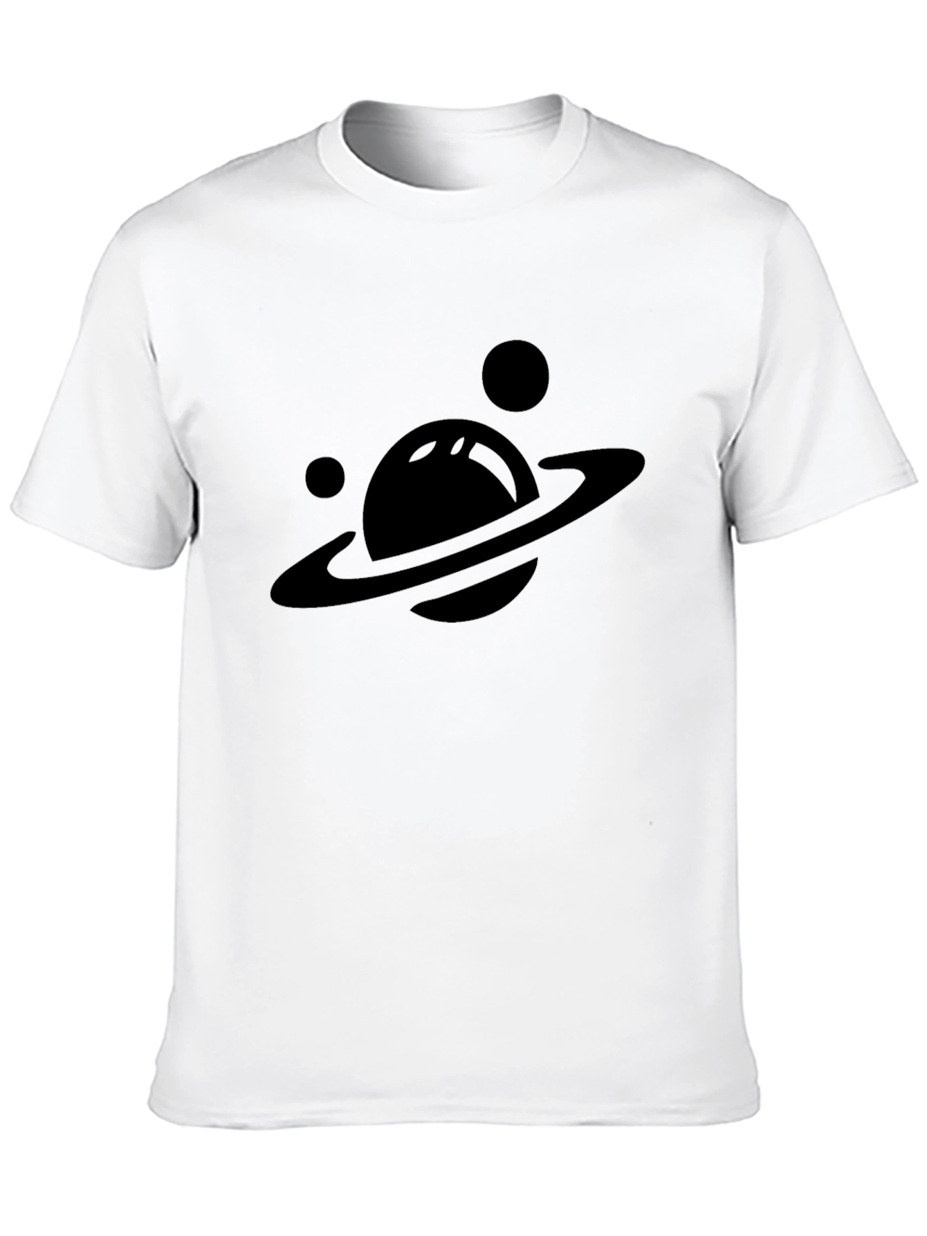 Planet Graphic T-Shirt - Black Cotton Tee