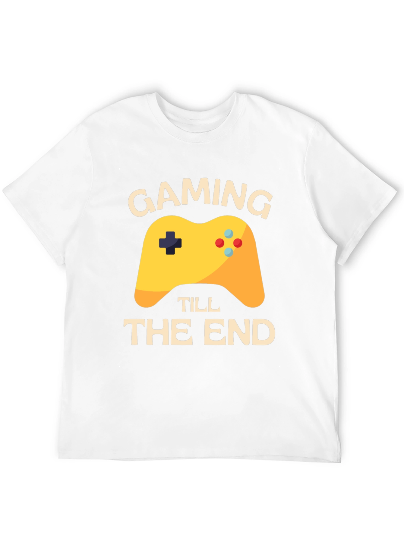 Gaming Till The End Black T-Shirt