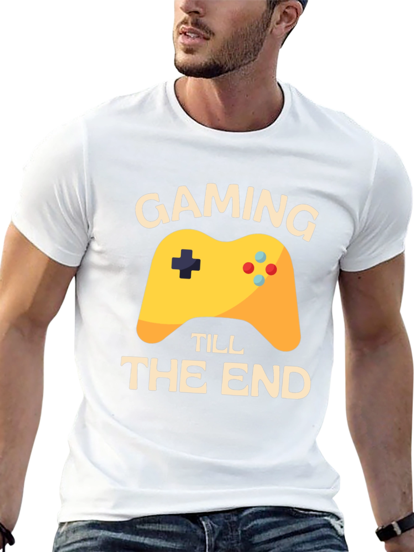 Gaming Till The End Black T-Shirt